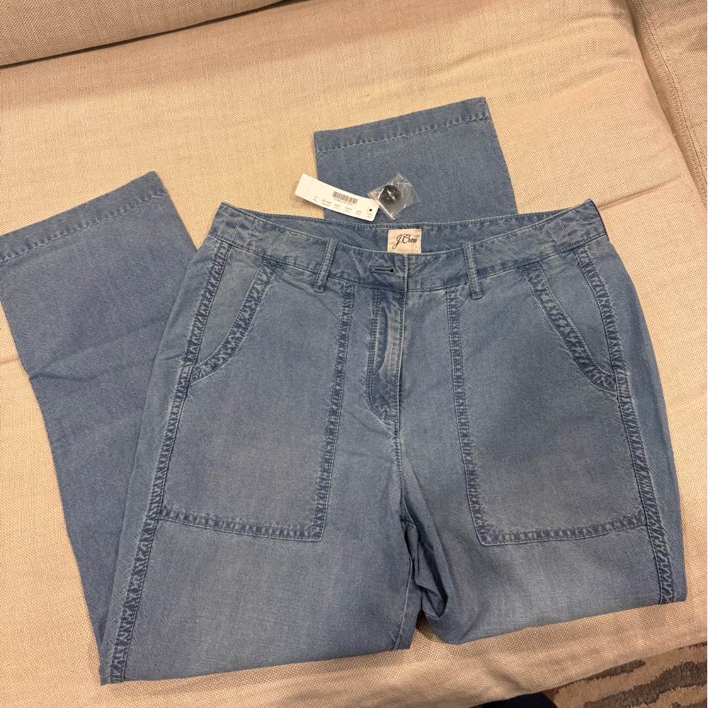 Jcrew light weight denim pants